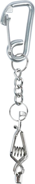 KUNN Metal Glove Clips with Stainless Steel Carabiner Clip, Portable Glove Clips for Work Glove, Glove Holder for Wall Mount