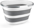 10L Collapsible Bucket with Handle, Foldable Ice Bucket Car Wash Buckets for Cleaning, Portable Wash Basin for Fishing Gardening Window Washing Mopping Household Use Cleaning Supplies