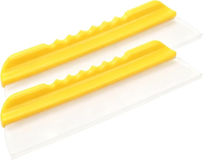 2 Pack 12inch car Squeegee,Silicone Squeegee,car Window Squeegee,Flexible T-Bar Water Blade for Car for Car Or Home Use,Washing,Wiping Glass, Mirror,Shower Doors