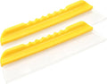 2 Pack 12inch car Squeegee,Silicone Squeegee,car Window Squeegee,Flexible T-Bar Water Blade for Car for Car Or Home Use,Washing,Wiping Glass, Mirror,Shower Doors