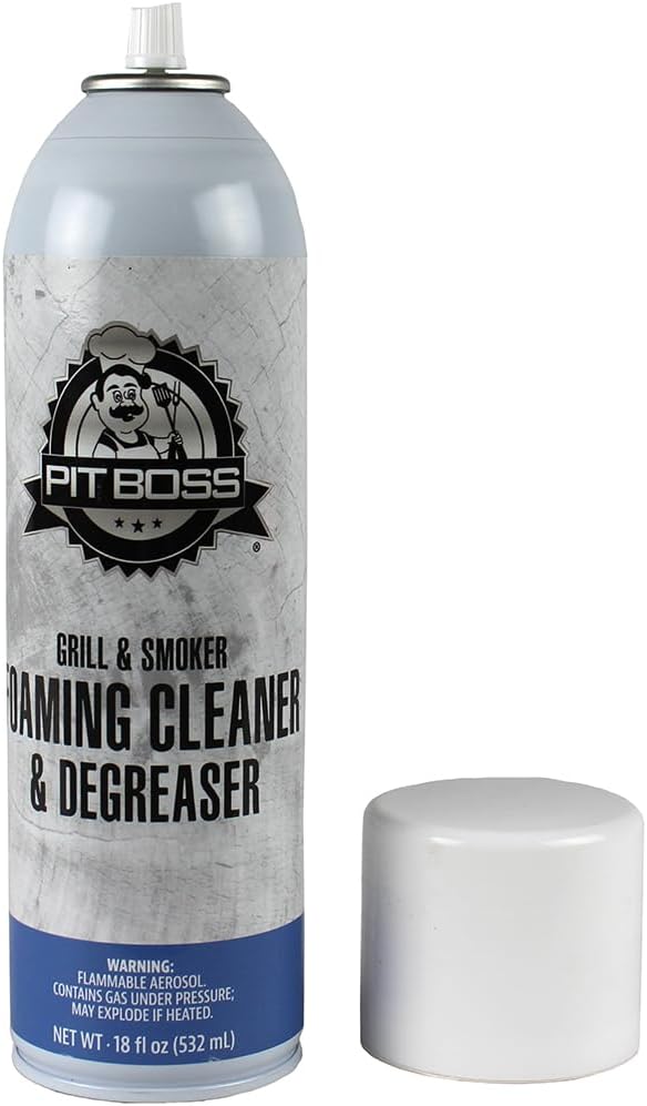 Pit Boss Grill and Smoker Foaming Cleaner Degreaser 18 oz Eco-Friendly and Fast-Acting
