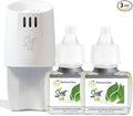 Scent Fill 100% Natural Patchouli Spa Plug in Air Freshener, Scented Oil Refills, 2 Refills + Diffuser