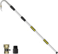 SISUPASSIE 24FT Reach Gutter Cleaning Tools from Ground, Telescopic Rain Gutter Cleaners Tool with Quick Connect Adapter and Heavy Duty Wand for 2nd Story House