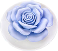 Essential Oil Passive Flower Diffuser -Non-Electric Porcelain Aromatherapy Diffusers for Small Mini Room, Desk Decorative, Bathroom (Blue Rose) | Non-electric ceramic diffuser for desks, bathrooms and small rooms