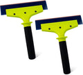 NEWISHTOOL 2 Pack Rubber Squeegee with Nylon Handle Window Tint Tools | Tint Squeegee for Water Removal, Glass Cleaning, PPF Installing and Window Film Application