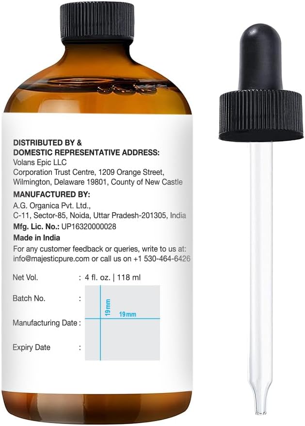 Majestic Pure Sunflower Essential Oil for Diffuser - 4 Fl Oz | 100% Natural Essentials Oils for Aromatherapy, Massage, Steam inhalation, Air Freshing, Soap and Candle Making