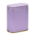 ELPHECO Bathroom Sensor Trash Can - 2 Gallon Automatic Garbage Can, IPX5 Waterproof Bathroom Trash Bin, Slim Garbage Can for Bathroom, Office, Bedroom, Living Room, Purple
