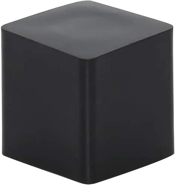 12 Pcs Black Square Anti-Slip Rubber Leg Tips Chair Leg Caps Furniture Floor Protectors Chair Table Bar Stool Leg Covers Furniture Leg Cube Feet 1.57 Inch x 1.57 Inch (40 x 40mm)