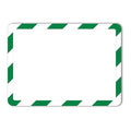 Tarifold P194945 Magneto Magnetic Backed Sign Holder, Green/White (Pack of 2)