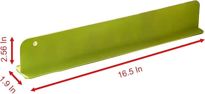 Washbasin Water Blocking Board, 16.5 Inch x 2.56 Inch x 1.9 Inch Green Silicone Splash Guard for Home (green)