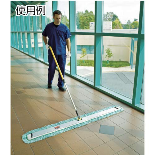 Rubbermaid Commercial Products HYGEN Microfiber Quick-Connect Mop Frame 17 inch Silver for Janitorial/Professional/Industrial Cleaners for Heavy-Duty Floor Cleaning/Mopping/Dusting (Pack of 6)