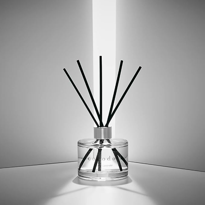 COCODOR Signature Reed Diffuser Set/Black Cherry / 6.7oz /2 Pack/Home Fragrance Diffuser, Oil Scent Diffuser for Bathroom Shelf Decor