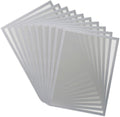 Tarifold Magnetic PRO Display Frames, Gray, 10 Pack | 10 magnetic anti-glare PVC frames, gray border, portrait or landscape, quick document changes