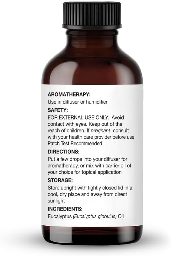 Majestic Pure Eucalyptus Essential Oil for Diffuser - 1 Fl Oz | 100% Natural Essentials Oils for home fragrance, diffuser use, massage, DIY candles, DIY soaps, Aromatherapy