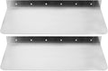 2PCS Sink Splashback Kitchen Sink Splash Guard Sink Water Splash Guard, kitchen sink backsplash guard Stainless Steel Splash Board Kitchen Sink Splashing-proof Guard Waterproof (15 x 6 Inch)
