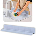 MessOut Sink Splash Guard | Premium Korean Silicone | 3 Practical Sizes for Maximum Coverage |Solution for Mess Free Dish-washing | Super Strong Suction to nearly all Shelf-tops.