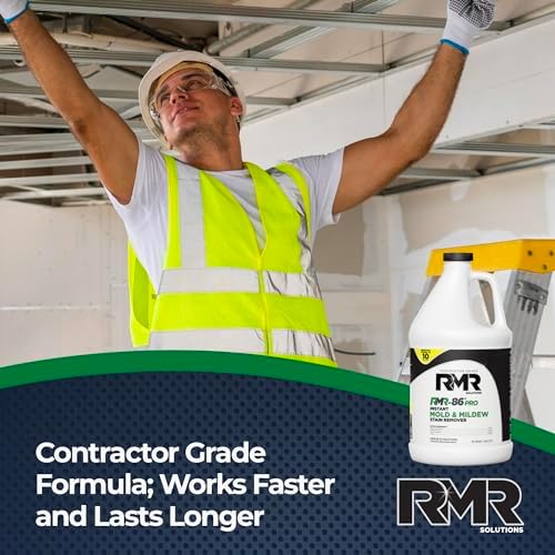 RMR-86 Pro Contractor Grade Mold Stain & Mildew Stain Remover and RMR Botanical Disinfectant Cleaner Mold Remover Bundle
