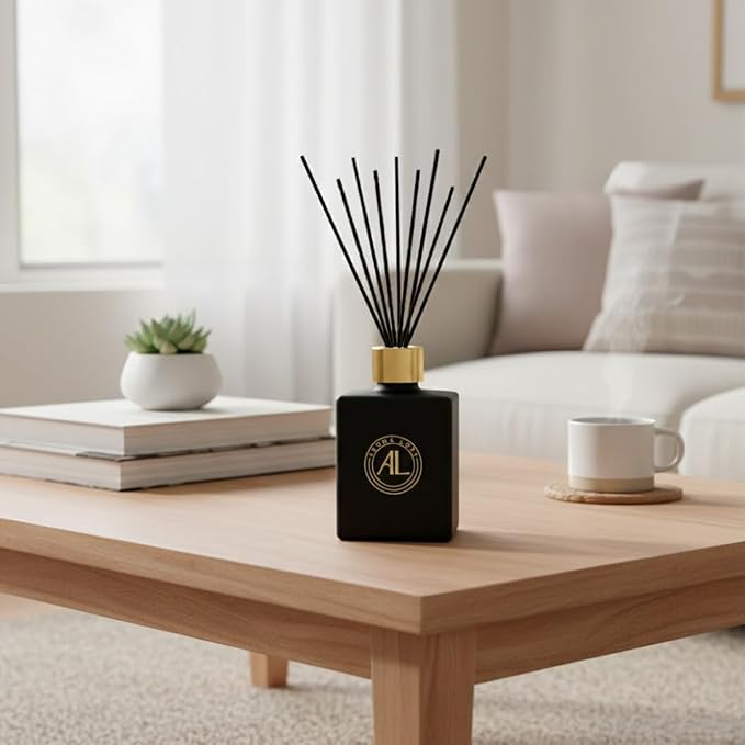 Reed Diffuser, Fragrance Diffuser for Home, Bathroom Diffuser Set, Oil Diffuser Reeds, Scent Sticks in Oil, Office Smell Good Stuff