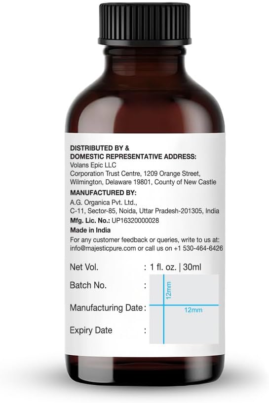 Majestic Pure Eucalyptus Essential Oil for Diffuser - 1 Fl Oz | 100% Natural Essentials Oils for home fragrance, diffuser use, massage, DIY candles, DIY soaps, Aromatherapy