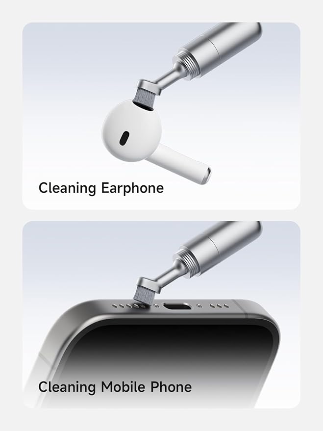 Hagibis SIM Card Ejector Tray Removal Tool with Cleaning Brush, 2 in 1 EDC Portable Keychain Eject Pins Reset Needle Opener Cleaning Pen for iPhone Airpods Pro (CP02)