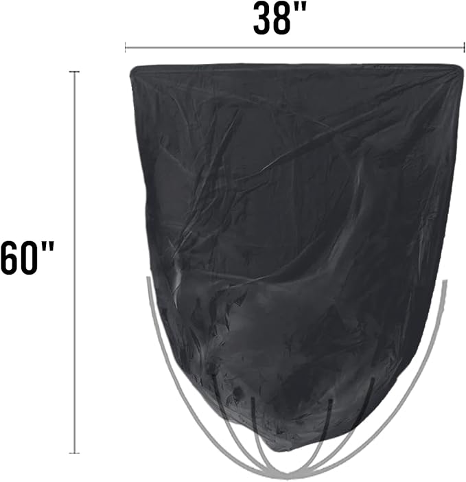 55-60 Gallon Trash Bags, 150 Count Bulk, Black Heavy Duty Garbage bags, Multi-purpose Trash Can Bin Liners for Business Home Commercial, Industrial Contractors, Storage, Outdoor