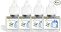 Scent Fill Fresh Linen Plug in Air Freshener, 4 Scented Oil Refills