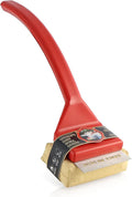Grill Rescue Bristle-Free Steam Cleaning Grill Brush - Safe for All Grill Types, Heat-Resistant Kevlar Head, Perfect for Stainless Steel, Porcelain, Cast Iron Grates (Scraper Brush)