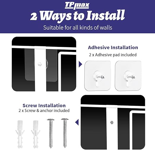 L Size Gloves Box Holder Glovesbox Wire Rack Dispenser for Gloves - Mounting Accessories Included