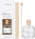 White Tea Reed Diffuser, 3.5 Fl Oz | Long-lasting Fragrance Oil,Air Freshers for Bedroom, Bathroom, Living Room or Office; Gift-ready.