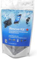 HYDROSORBENT® iRescue Wet Phone Fix | Wet Phone Rescue Pouch Kit for Water Damaged Phones. Rechargeable Moisture Eliminator Kit w/ Mini Dehumidifier Canister, Humidity Indicator Card & Vapor Barrier Bag
