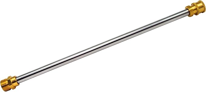 16-Inch Pressure Washer Wand, Replacement for Simpson Cleaning 80149, Fit for Cold Water Use up to 3600 PSI, Silver