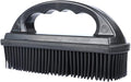 Rubber Pet Hair Removal Brush Lint & Cat Dog Hair Remover Brush Pet Silicone Lint and Debris Remover for Cleaning, Grooming, Home,Black