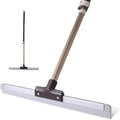 Eyliden 17" Rubber Floor Squeegee, Quick Water & Foam Removal Broom | Heavy-Duty, Dual-Action Push & Scrape, Squeegee for Shower Glass Concrete Garage Commercial Epoxy Floors