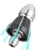 MIZORLIE Pressure Washer Sewer Jetter Nozzle with Stainless Steel,3/8'' Quickly Connector, 5000 PSI Orifice 6.5