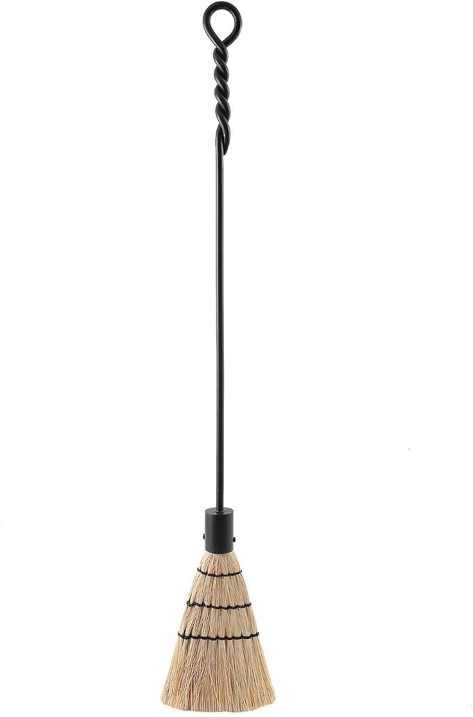 Minuteman International WRL-02B Rope Design Brush, Extra Long Single Fireplace Tool, Extra Long