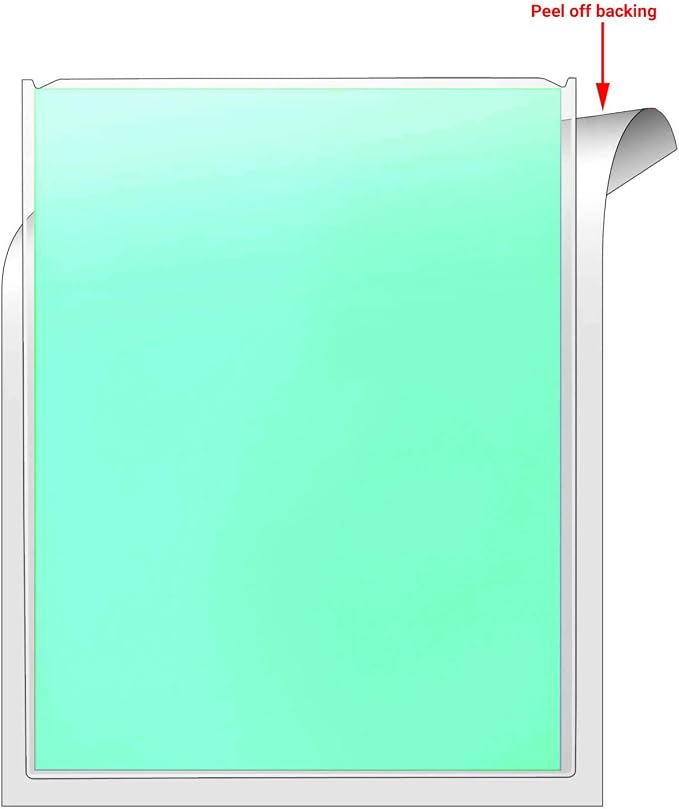 Tarifold Self-Adhesive Document Pockets, Clear, 9" x 11.5", Pack of 25 | Top-loading document pocket, permanent adhesive backing, clear polypropylene construction, 9" x 11.5", Pack of 25