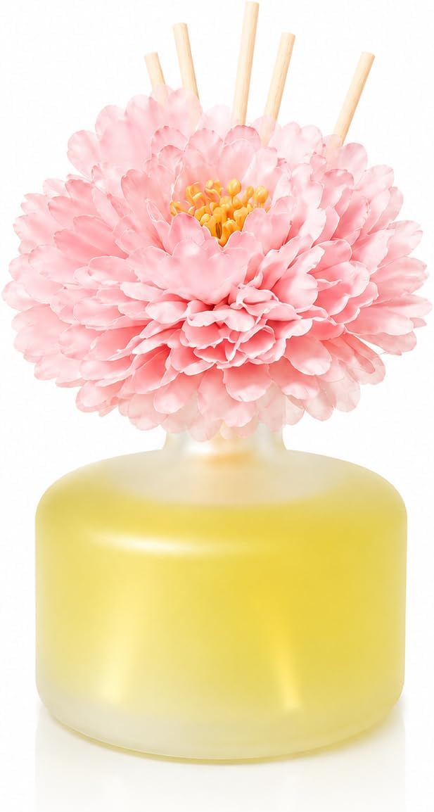 My Way Reed Diffuser with Sakura Flower, 3.38 Fl Oz | Inspired by MY WAY Perfume,Lasts 12 weeks, Room Freshener for Bedroom, Bathroom, Office,Gift