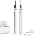 Inesore Multi Cleaning Pen for AirPods & All Bluetooth Earbuds(White+White) | 3-in-1 Design with Brush,Sponge & Metal Tip, Airpod Cleaning, Phone Cleaner, Earbud Cleaning, Electronic Device Cleaning Tool