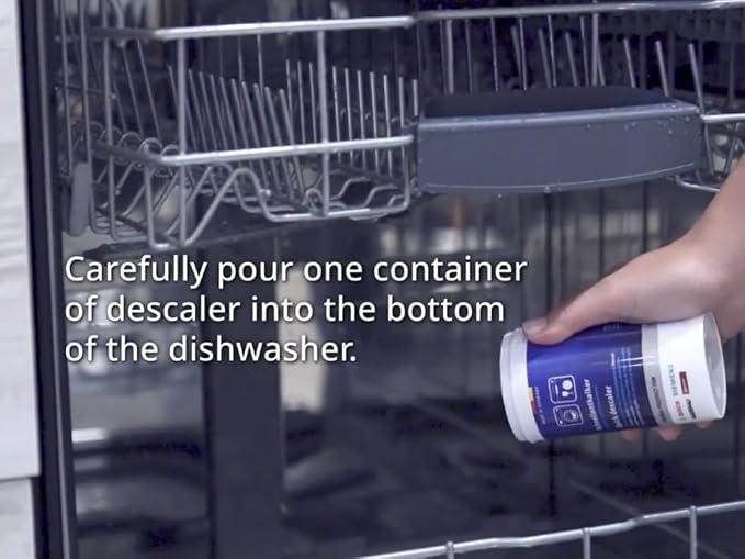 Quick Descaler 250 gr, Compatible with Siemens Bosch Gaggenau Neff Dishwashers and Washing Machines Descaler, Washing and Dishwasher Cleaner Anti Limescale