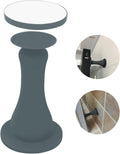 Door Stop, Silicone Magnetic Door Stop Holder Wall Mount Damage-Free with Durable Waterproof House Door Stopper,Eco-friendly Special Adhesive Door Stoppers No Need to Drill Collision Mute(Gray)