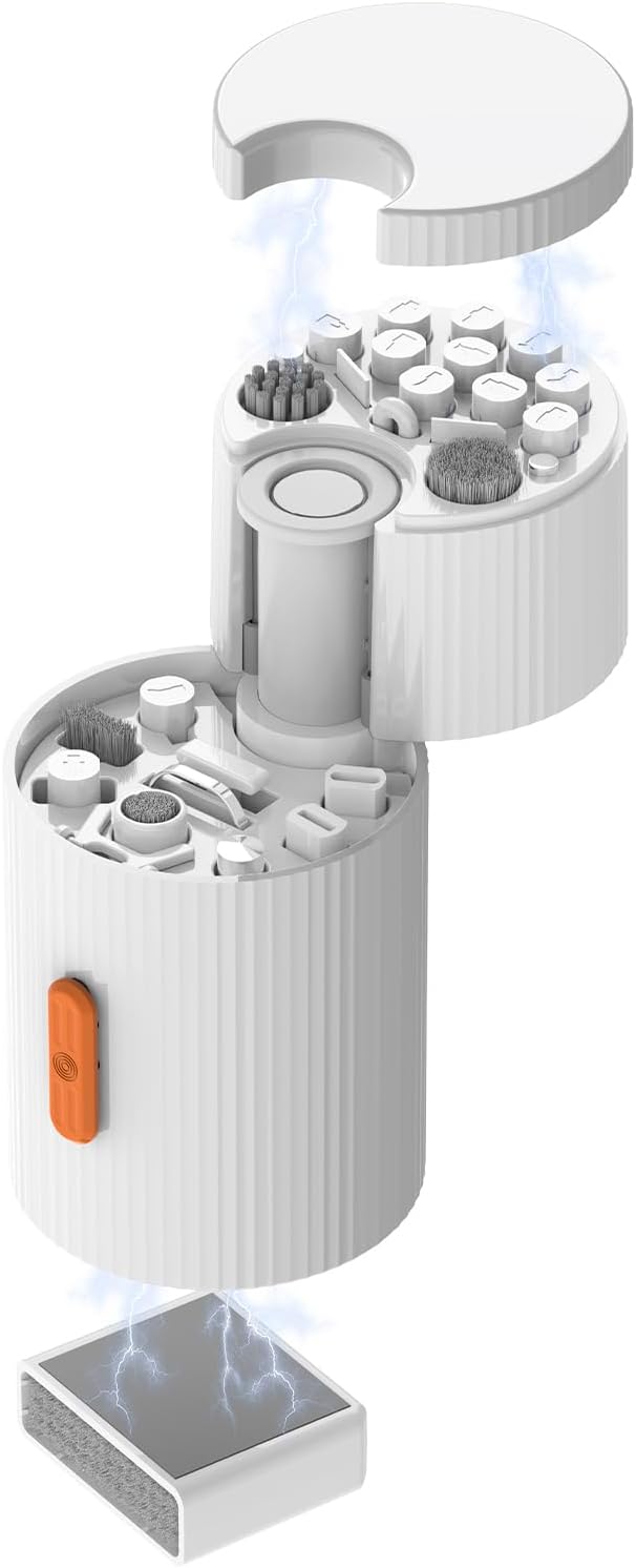 33-in-1 Multi-Functional Cleaning Kit Tool for Electronics inlcuding Headphones,Mobile Phones,Computer,Monitor,Lens and etc, Compact and Portable Design