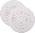 2 Pack Drain Hair Catcher Durable Silicone Hair Stopper Shower Drain Covers Easy to Install and Clean Suit for Bathroom Bathtub and Kitchen （White）