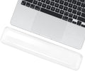 Soft Silicone Keyboard Wrist Rest Pad 14.37IN | Comfortable, Typing Hand Pain Relief Support Pad with Gel-filled Magic Keyboard Other Keyboards Office & Home (Clear)