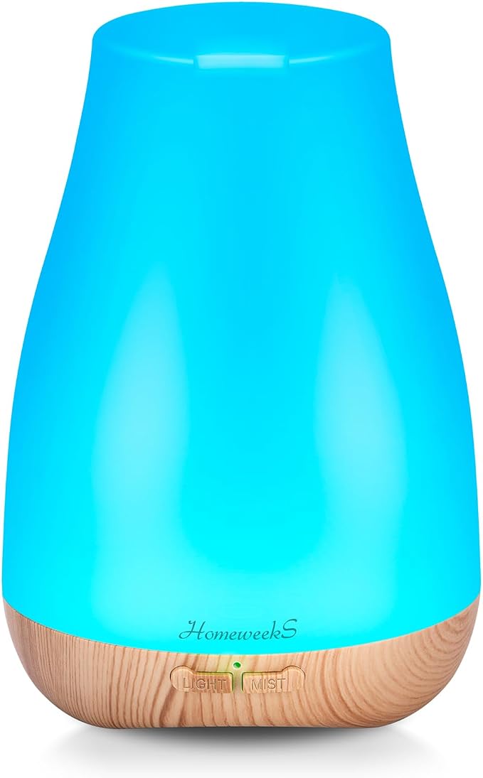Homeweeks Essential Oil Diffuser for Room 100 ML 1 Pack | Aromatherapy Scent Diffuser Adjustable Mist Mode, Cool Mist, Auto Off Ultrasonic Aroma Fragrance Diffuser for Bedroom Office