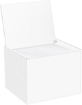 Disposable Face Facial Towel Holder Storage Box Acrylic Container, White