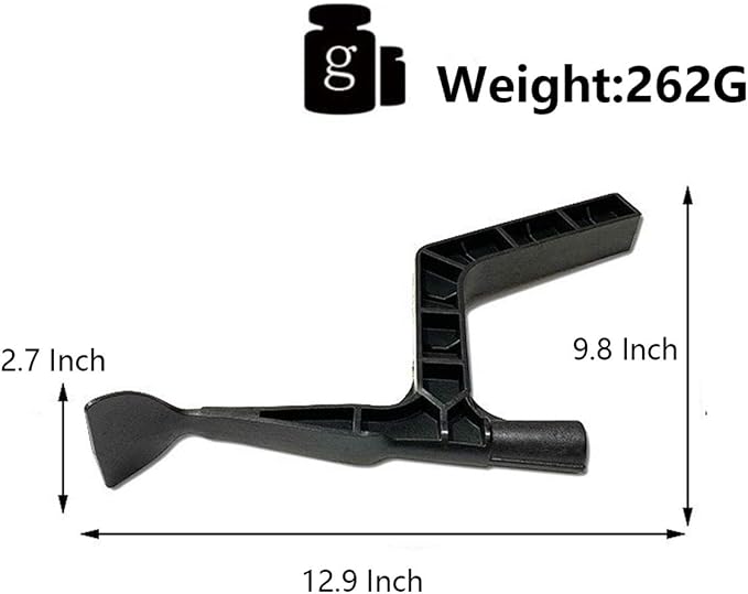 Home Gutter Tool Gutter Cleaning Spoon and Scoop, Threaded Design Roof Gutters Cleaning Tool for Garden, Ditch, Villas, Townhouses