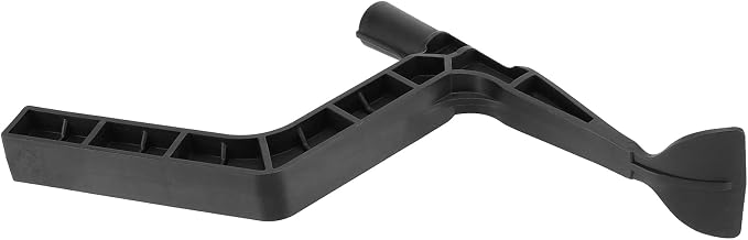 HOZEON 2 Pack Gutter Tool, Gutter Cleaning Spoon and Scoop with Unique Shaped Hook, Threaded Design Roof Gutter Cleaning Tool Cleaning Shovel for Ditch, Skylights, Garden, Sewer, Black