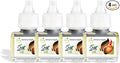 Scent Fill Cinnamon Apple Plug in Air Freshener, 4 Scented Oil Refills