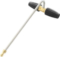 Pressure Washer Gutter Cleaner Attachment with 1/4'' Quick Connect | POHIR Rotating Pressure Washer Turbo Nozzle, Extension Wand for Cleaning Brick&Concrete&Vinyl Surfaces, Max 4000PSI