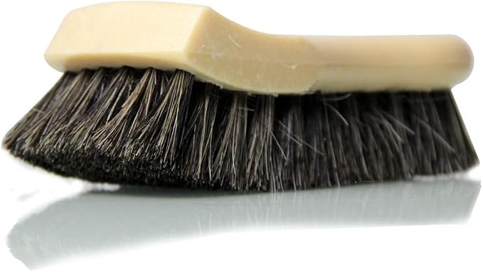 Chemical Guys Long Bristle Horse Hair Leather Cleaning Brush - Leather Brush to Gently Clean Car Interiors,Furniture,Sneakers,Boots,and More - Safe for Natural,Synthetic,Faux,and Pleather,(Pack of 12)